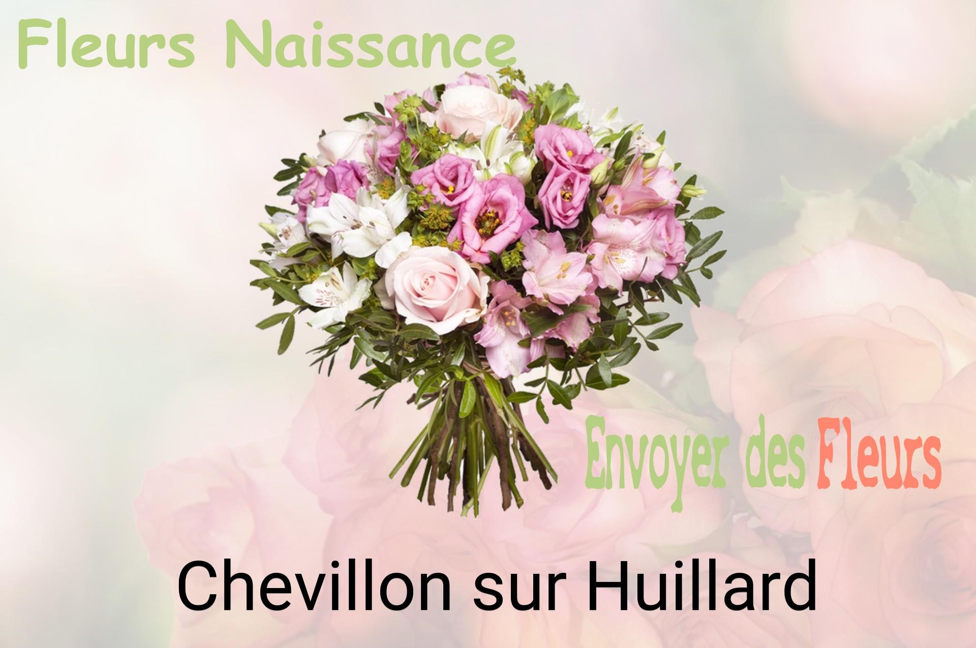 Bouquet de fleurs de naissance livré à Chevillon-sur-Huillard