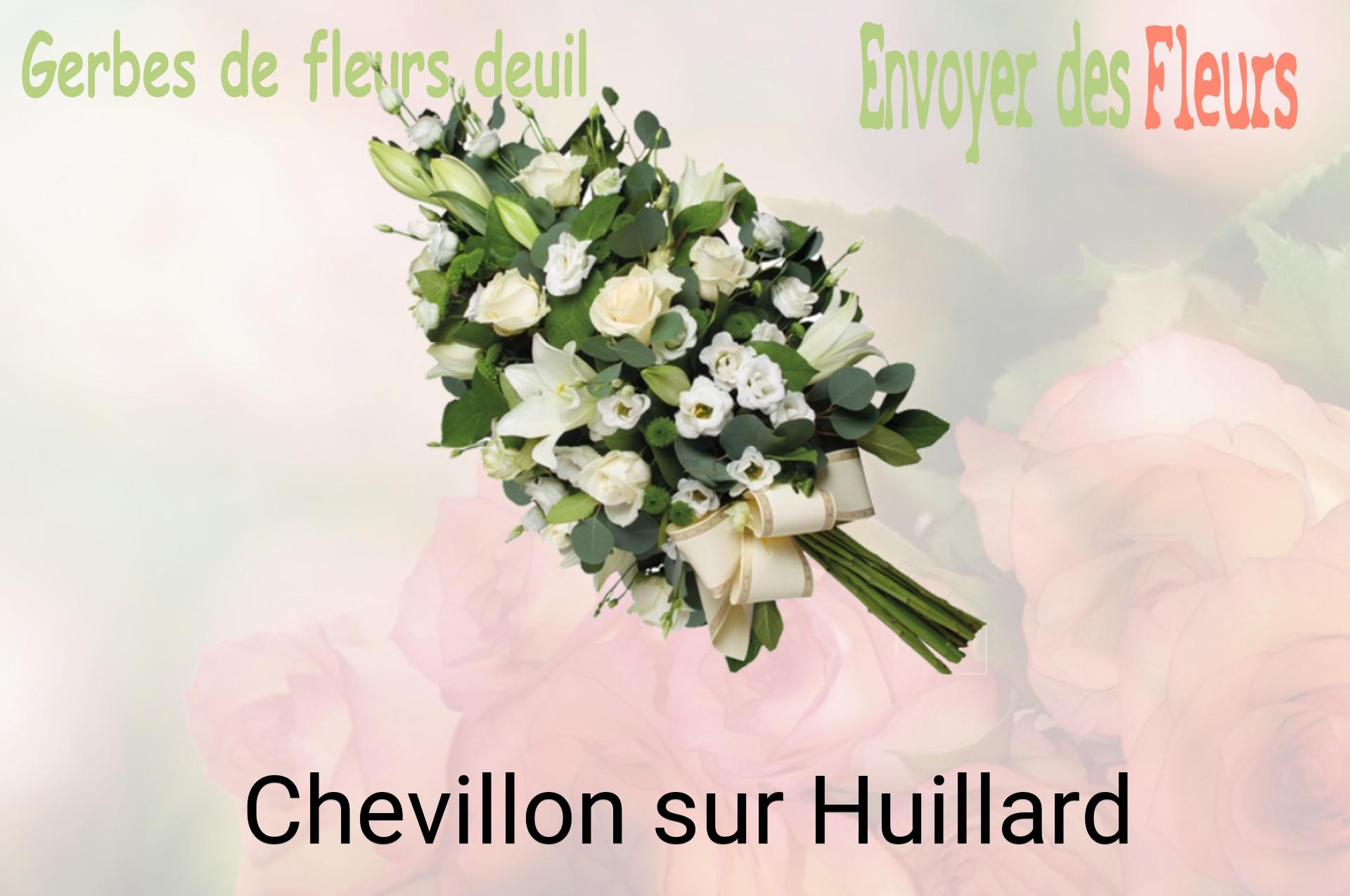 Gerbe de fleurs de deuil livrée à Chevillon-sur-Huillard