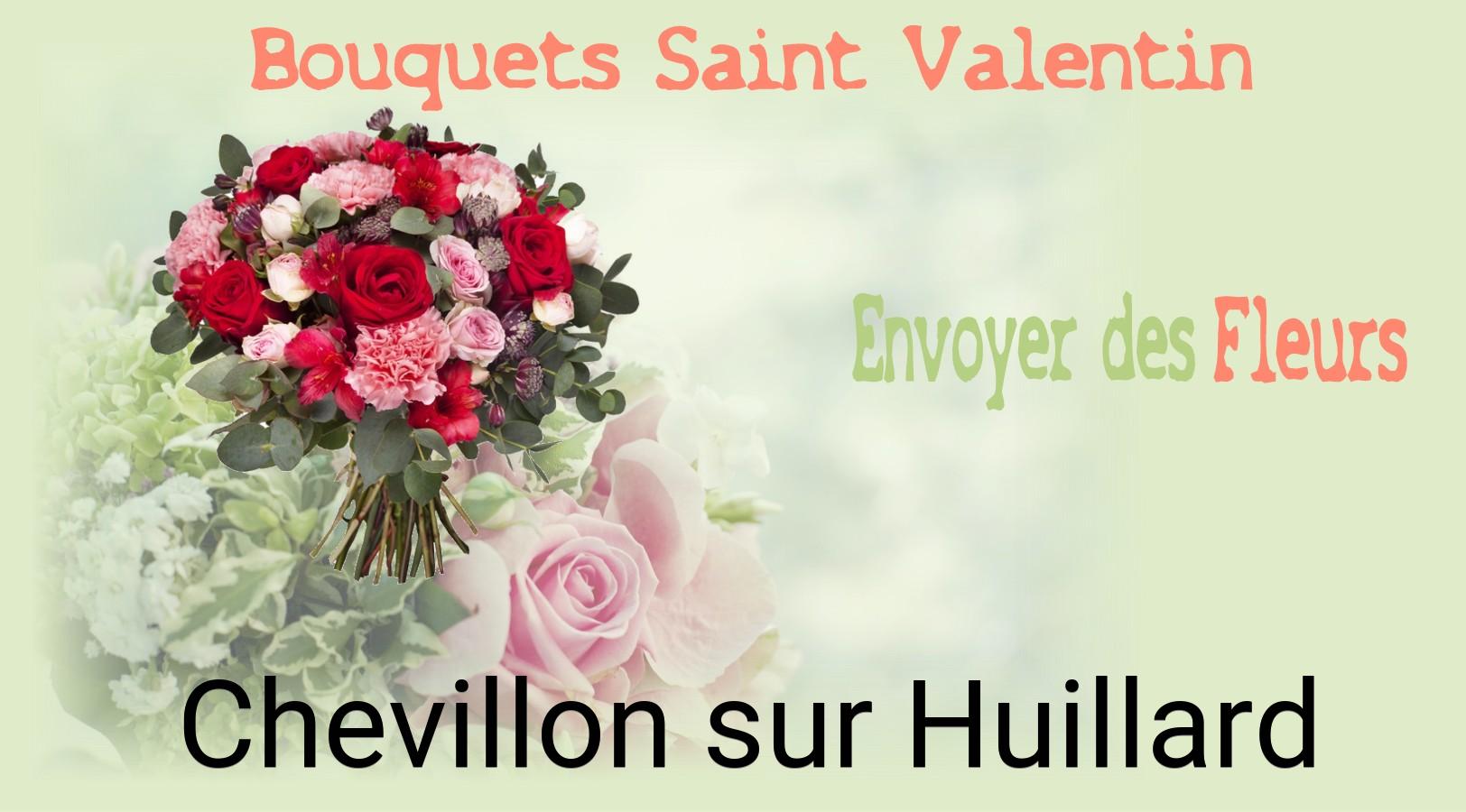 Roses de Saint-Valentin livrées à Chevillon-sur-Huillard